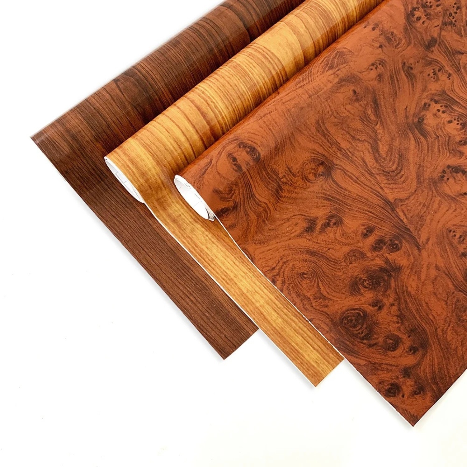 Sticker Decal Wrap PVC Film Glossy Wood Grain Polymeric DIY Car Interior Vinyl