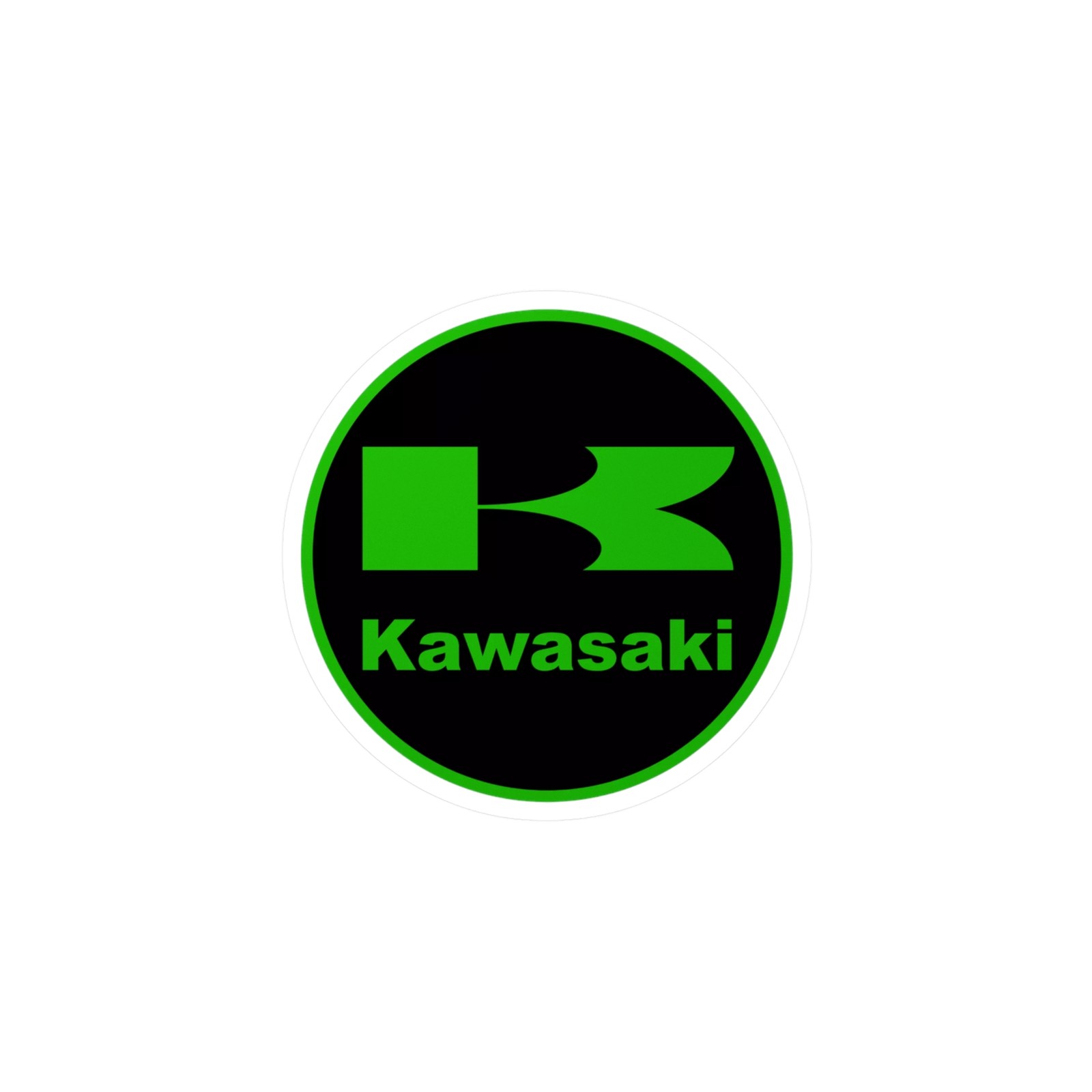 Kawasaki Kiss-Cut Vinyl Decals, Motorcycle Stickers, Car Decals,