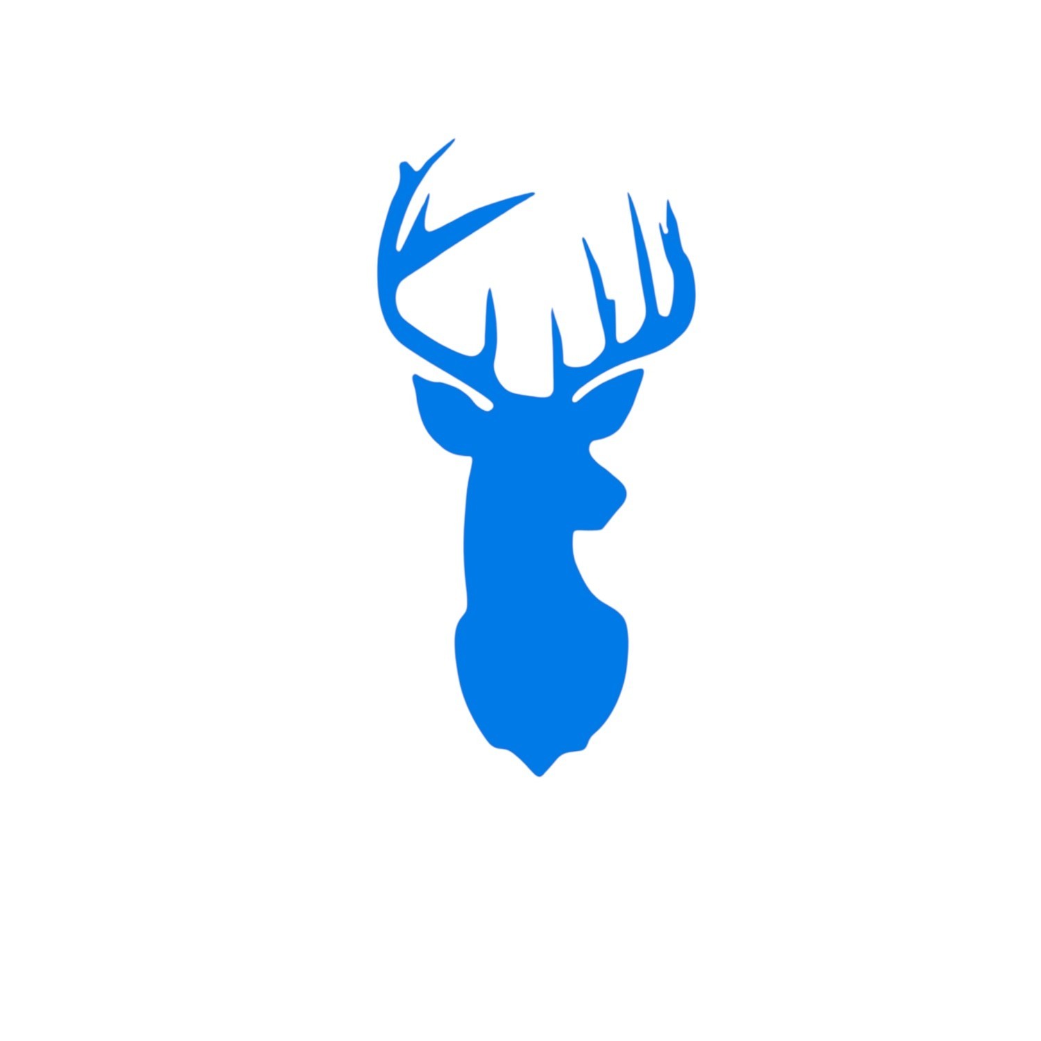 DEER BUCK HEAD Vinyl Decal for Jeep Car Truck Bumper Wall Window