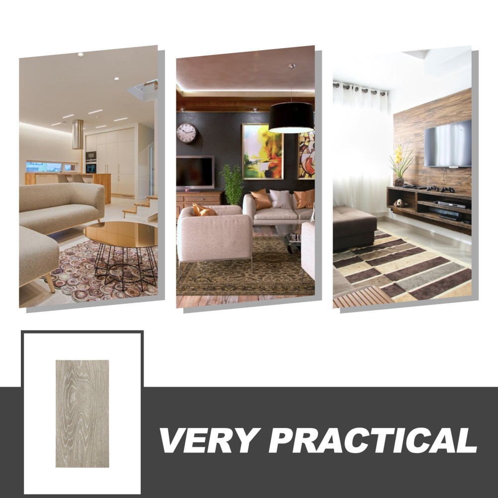 8 Pcs Peel and Stick Floor Decals Adhesive Sticker Stickers for Kitchen
