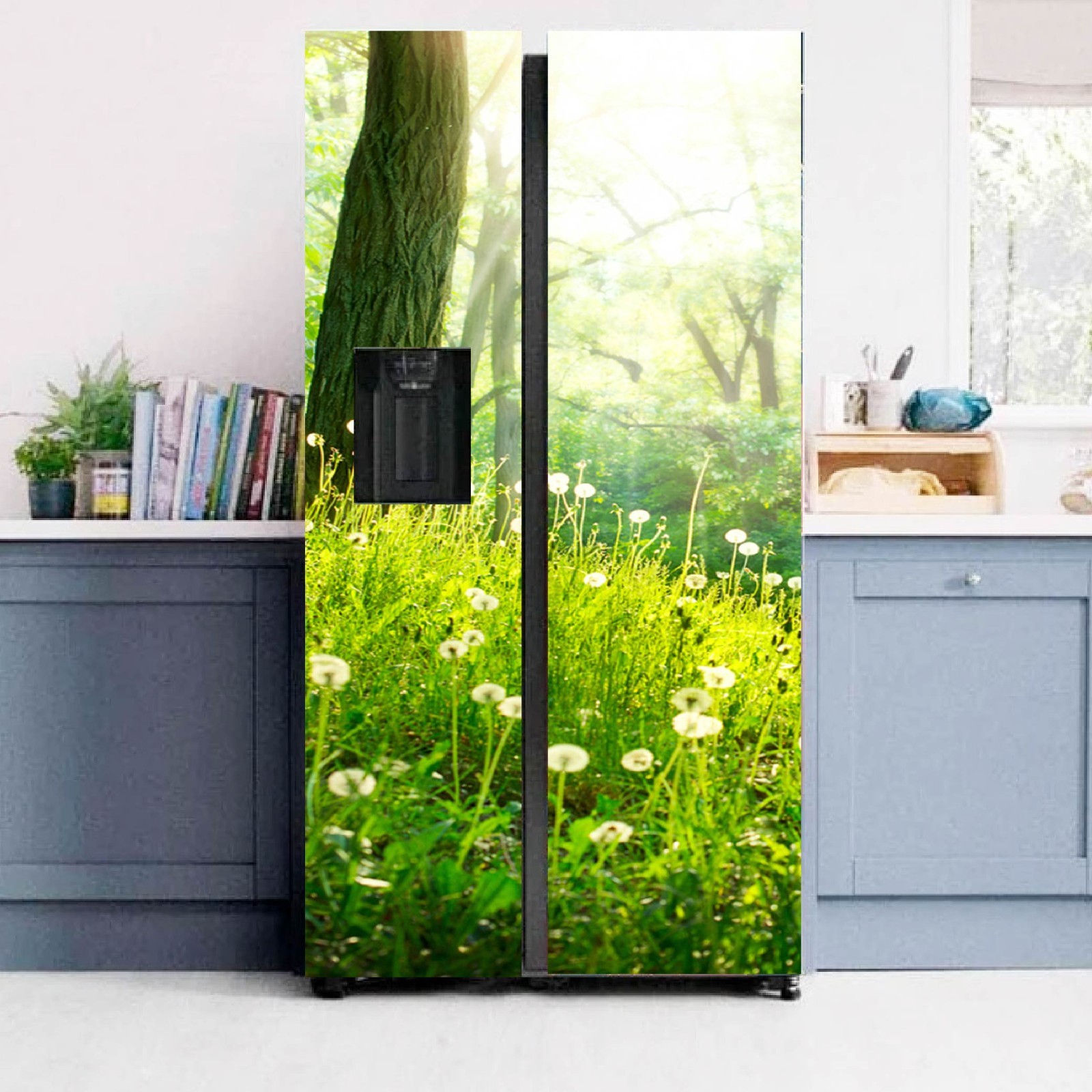 Elegant Refrigerator Cover for Contemporary Homes