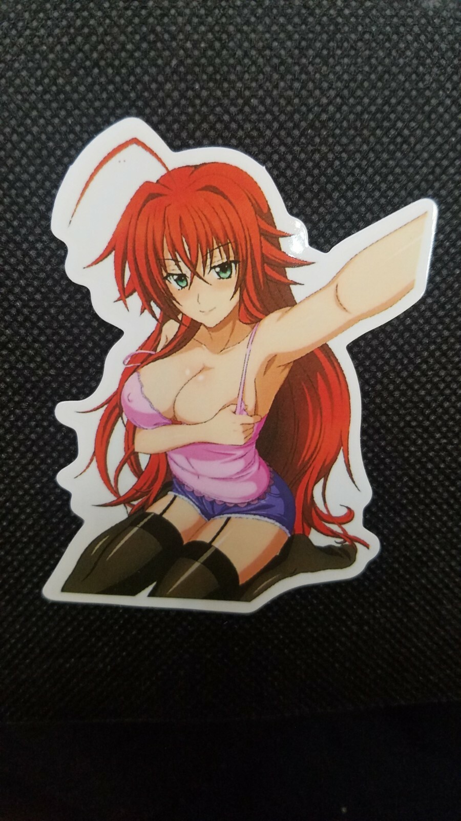 Vinyl Waifu Anime Girl Sticker For Laptop, Phone, or Decal Placement ~(3"x3.5")