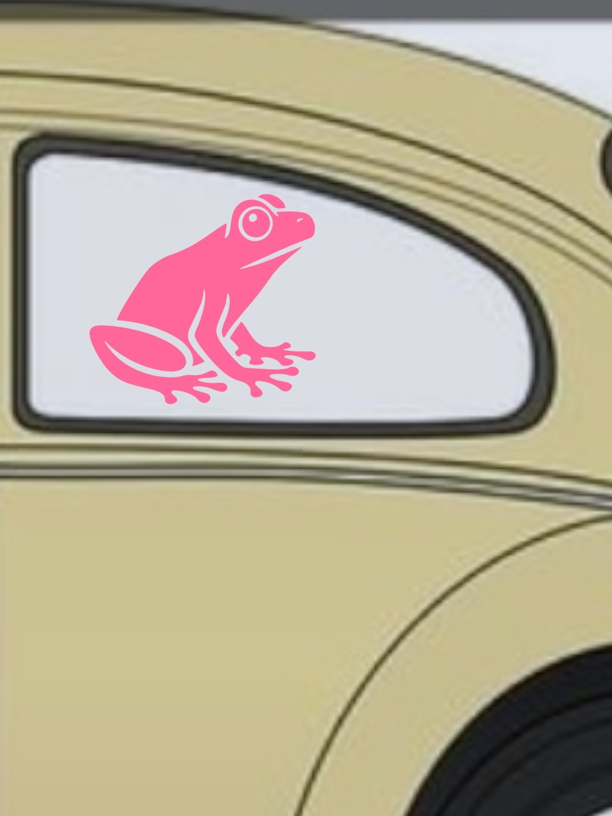 Frog design#2 Decal for car Windows Laptops most Smooth Surfaces