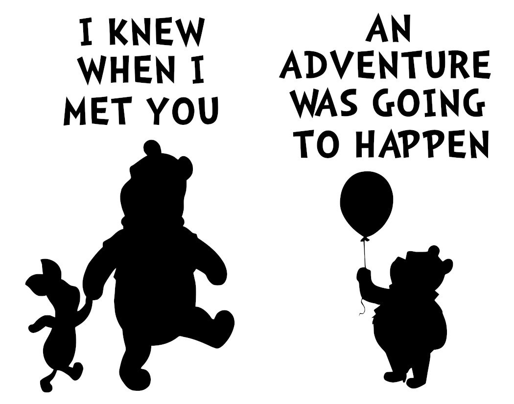 Charming Winnie the Pooh Wedding Shoe Sticker Decal for Brides – 125