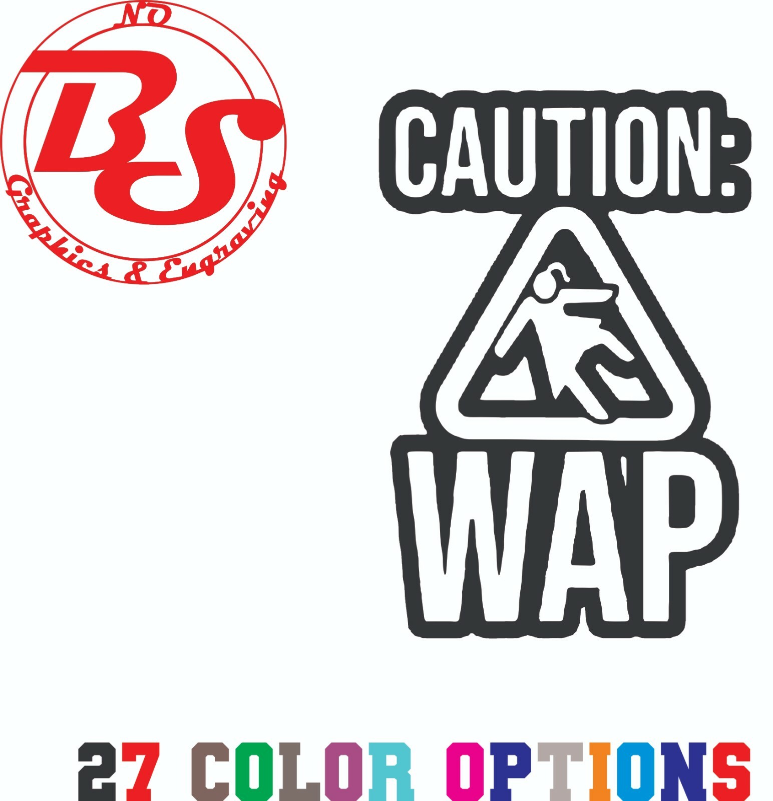 WAP Wet Ass Pussy Porn Star BBC Funny Joke Vinyl Decal Adult XXX Porn Hub noBS