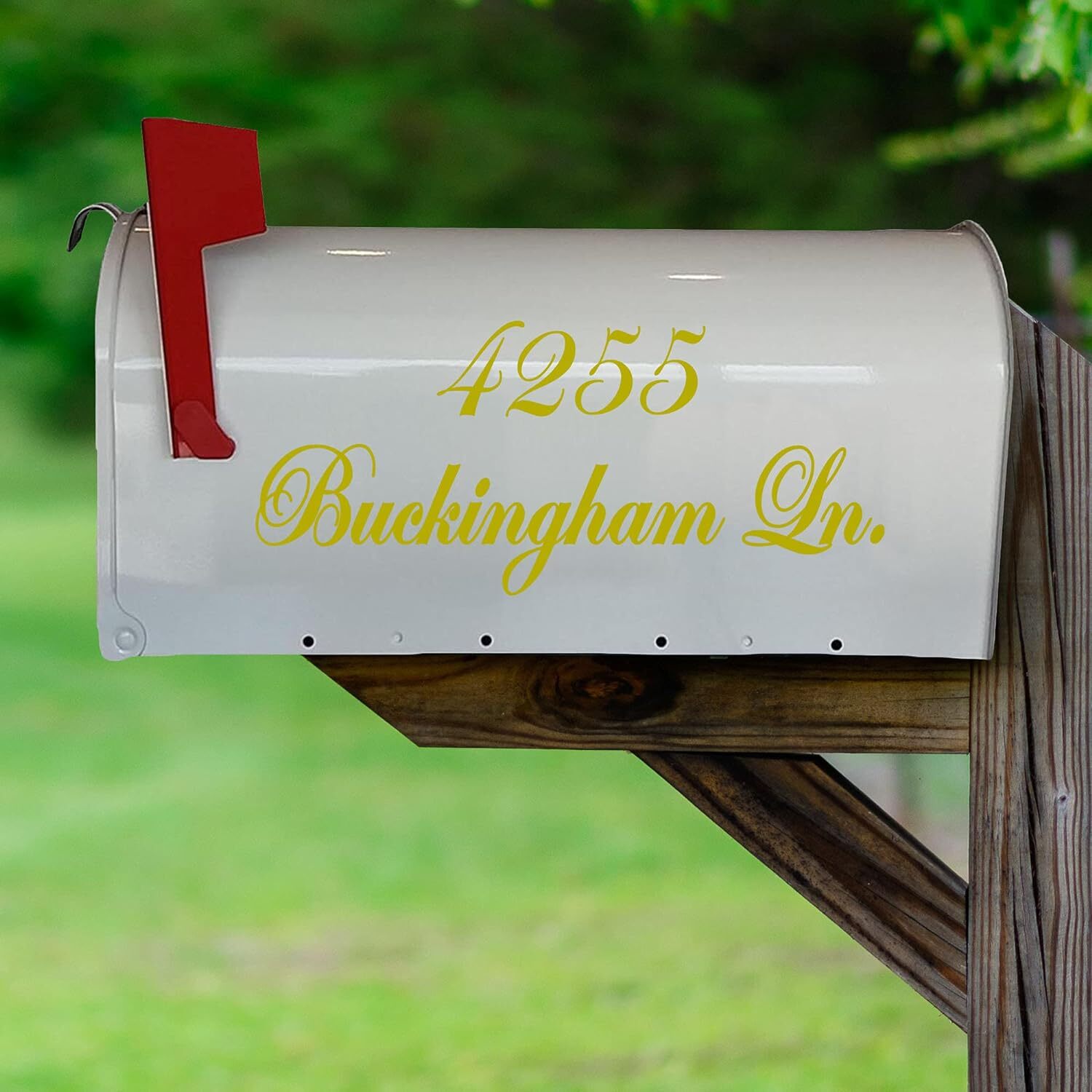 Mailbox Decals With Personalized Street Address Set of Two – CMB5
