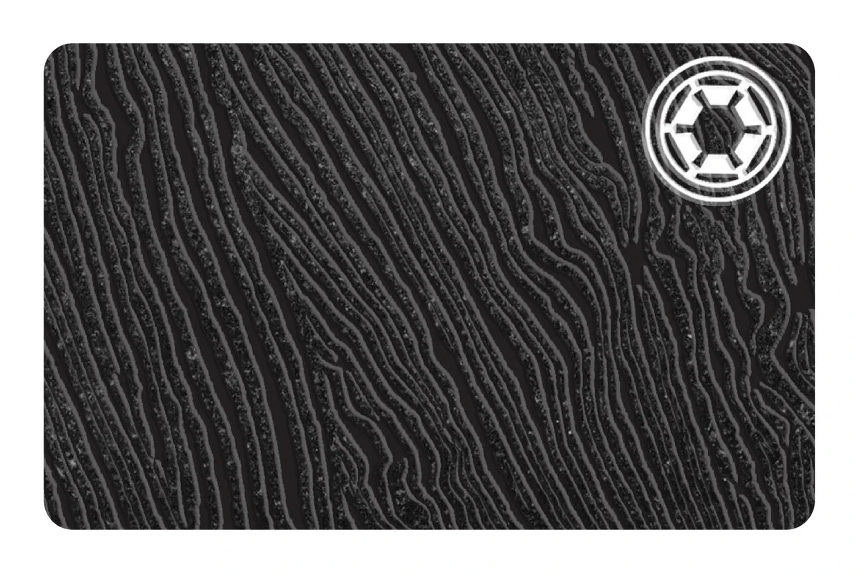 Corrugated Metallic Bar Card Skin 4 Pack Sci-Fi Steel Armor Texture Accessory
