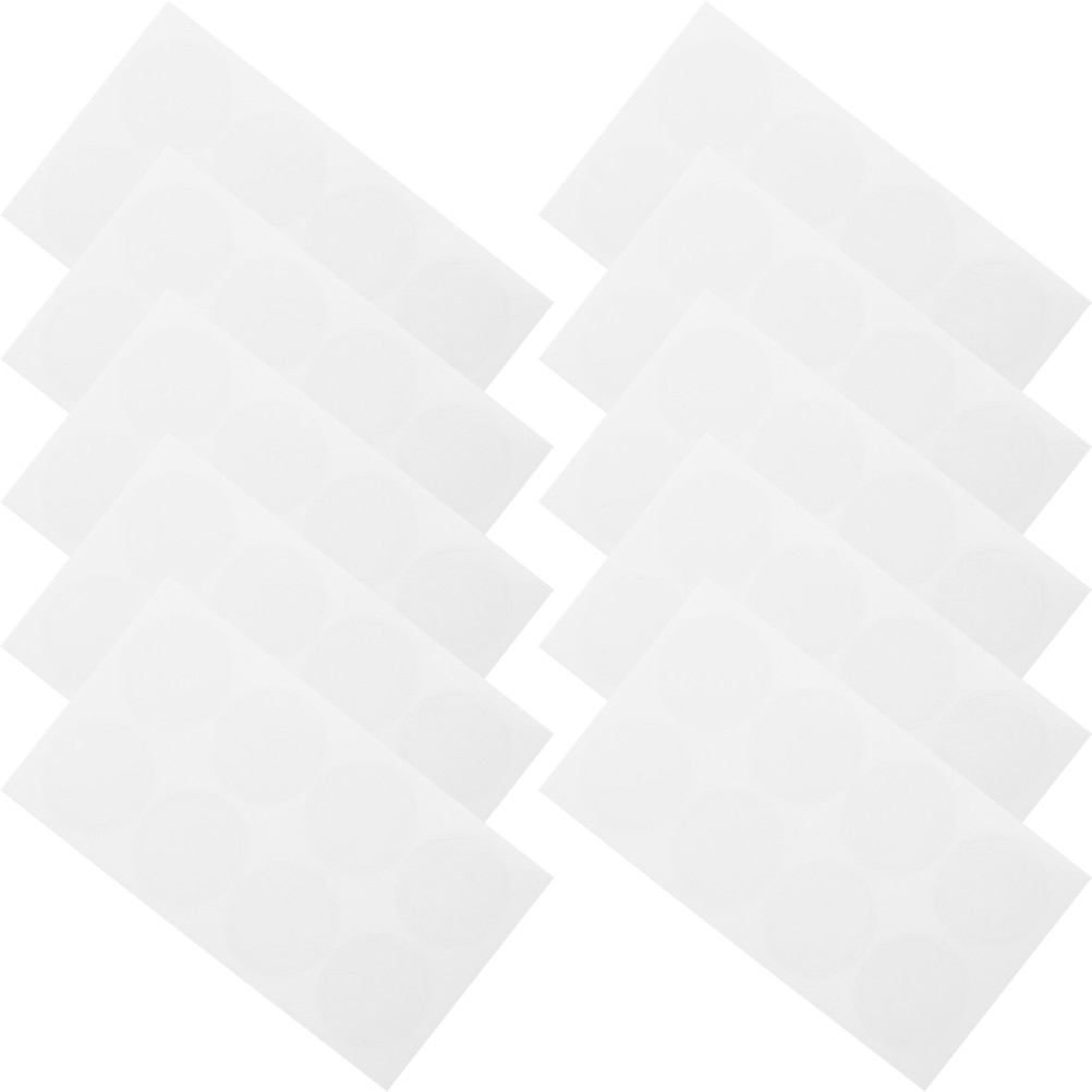 10 Sheets Sun Detection Stickers Uv Protection Patch Anti-collision Window Test