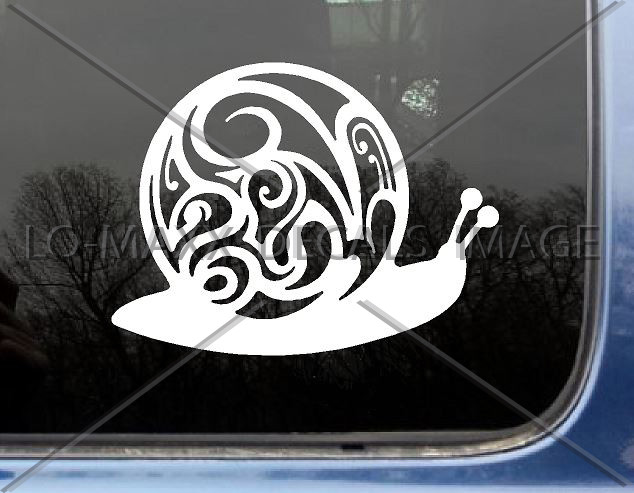 Fancy Snail Unique Creative Decorative Design High Quality Die Cut Vinyl Decal