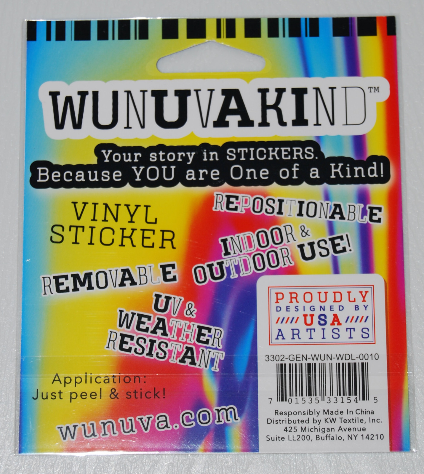 Lot of 4 Wunuva Kind Indoor-Outdoor Brown WE SLEEP AROUND Camping Vinyl Sticker
