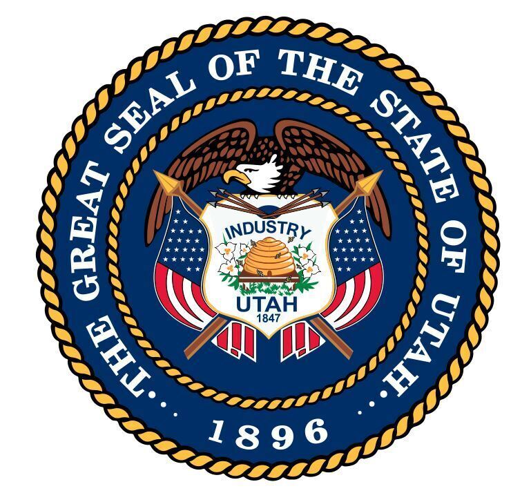 Seal of the State of Utah Sticker Decal R7390