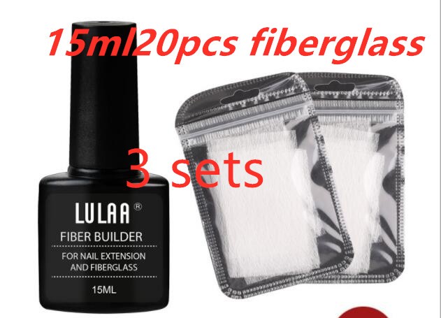 Nail Extension Fiber Set Nail Extension Gel Repair Liquid Paper-free Support She