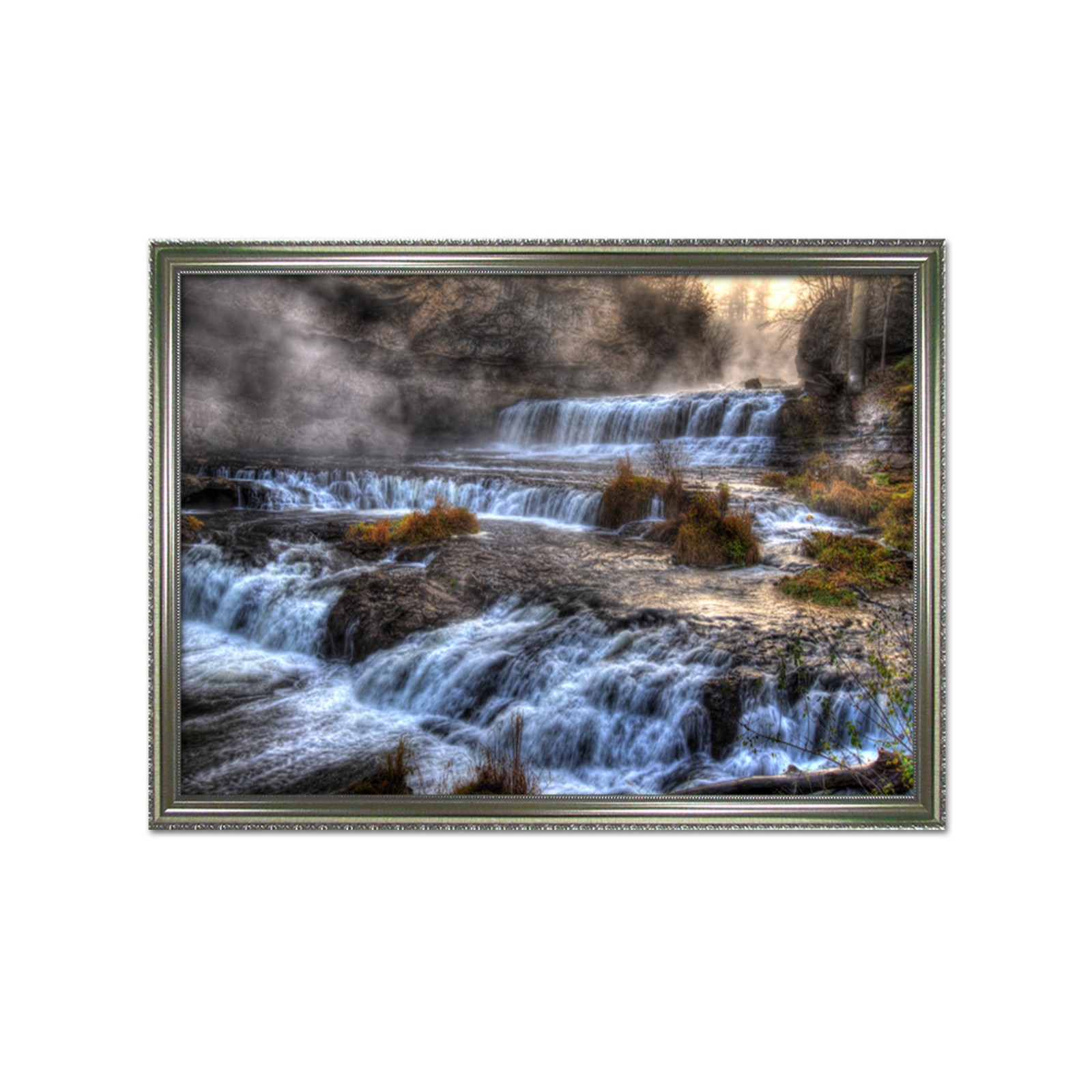 3D Stone River 52 Framed Poster Home Decor Print Painting Art AJ WALLPAPER