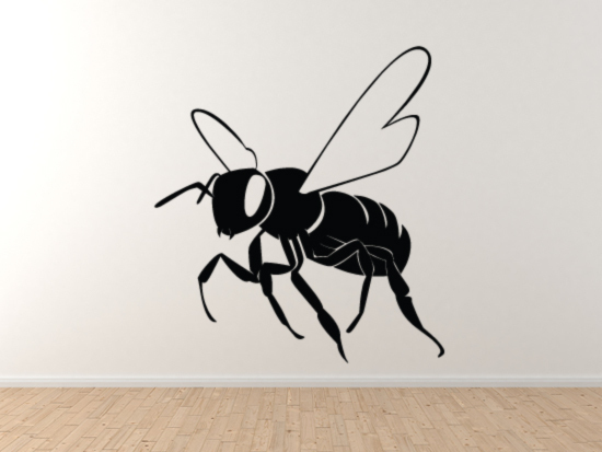 Insect Biology – Honey Bumble Bee Version 1 – Spring Life – Vinyl Wall Decal