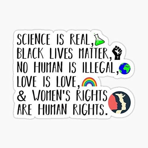 Equality Pride Sticker 2 Pcs Waterproof Vinyl Decal Human Rights Laptop & Bottle