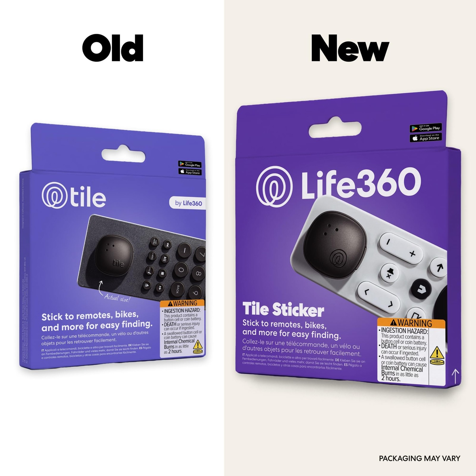 Life360 Tile Sticker – Small Bluetooth Tracker, Remote Finder and Item Locato…
