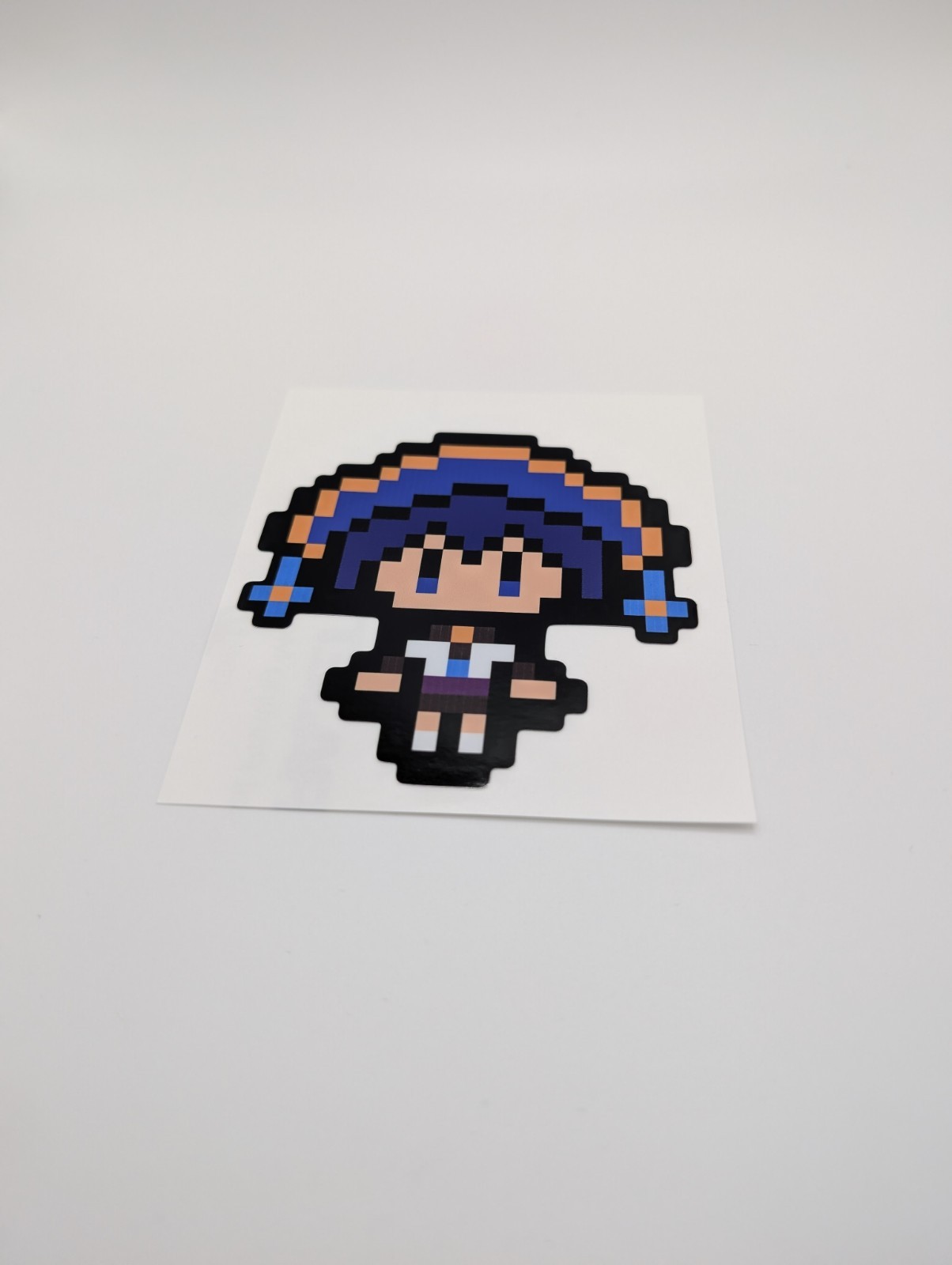 Pixel Art Genshin Impact Scaramouche PC Car Sticker Decal Anime Wanderer