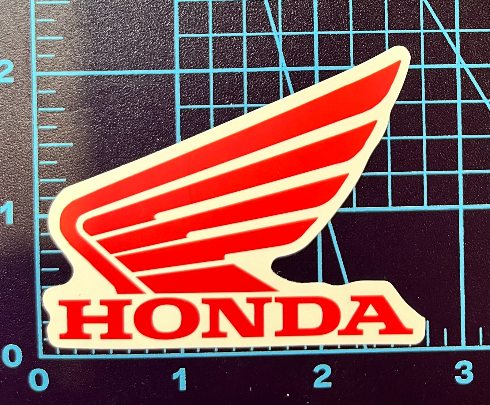 Honda Red Wings Logo Vinyl Decal StickerBomb Laptop Skateboard Free Ship & Track