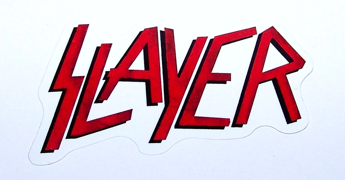 SLAYER Logo Die Cut Sticker Decal Music Band Rock Metal – Slayer