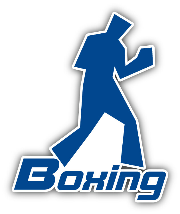 Boxing Sport Car Bumper Sticker Decal
