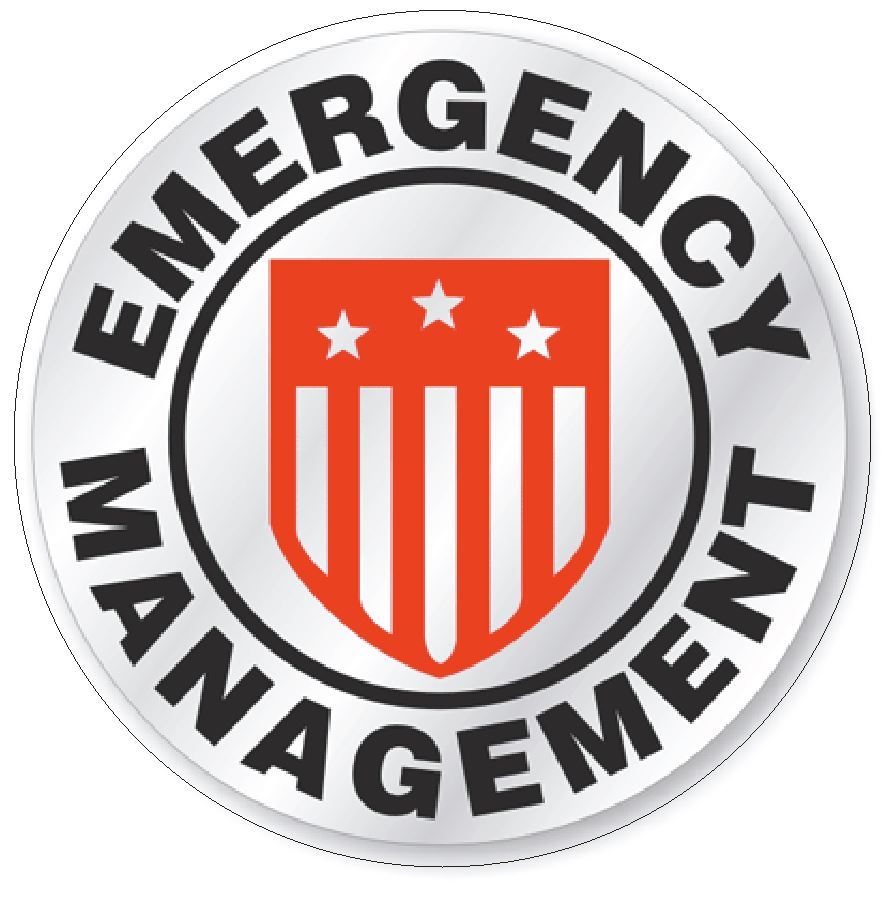 Emergency Management Hard Hat Decal Hard Hat Sticker Helmet Safety Label H67