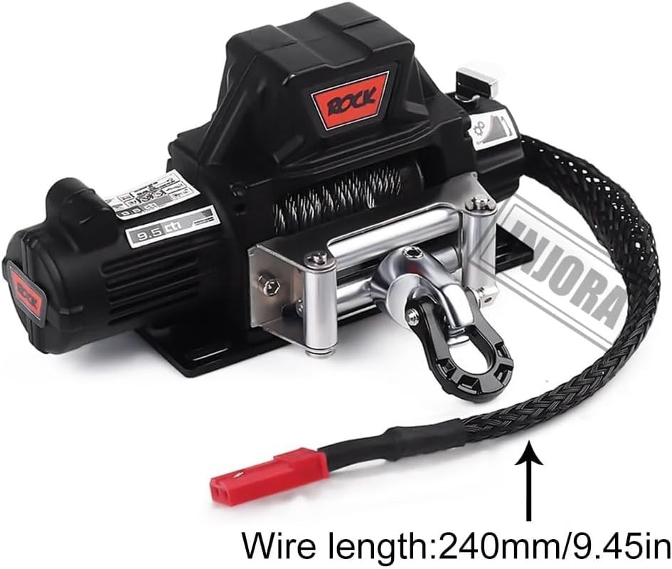 Metal Automatic Winch Wireless Remote Controller System for 110 RC Cra…