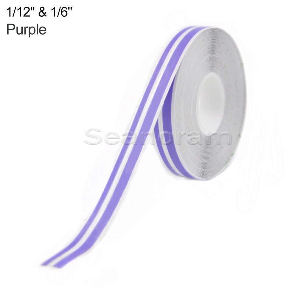 1/12" & 1/6" Purple DIY Home Shop Bar Pinstriping Pin Stripe Decal Vinyl Sticker