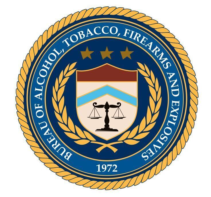 ATF Alcohol Tobacco Firearms Sticker Decal R7389