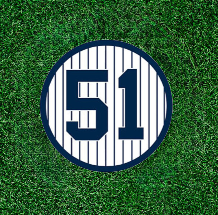 Yankees Bernie Williams #51 100% waterproof vinyl sticker decal – several sizes