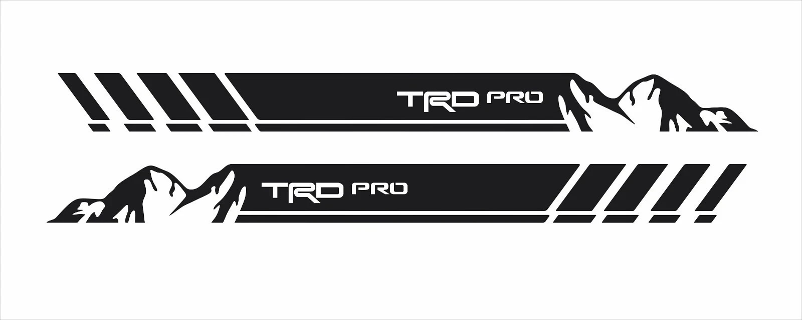 Toyota Tacoma Trd Pro Off Road Rocker Panel Decal Sticker Tundra 6" x 72"
