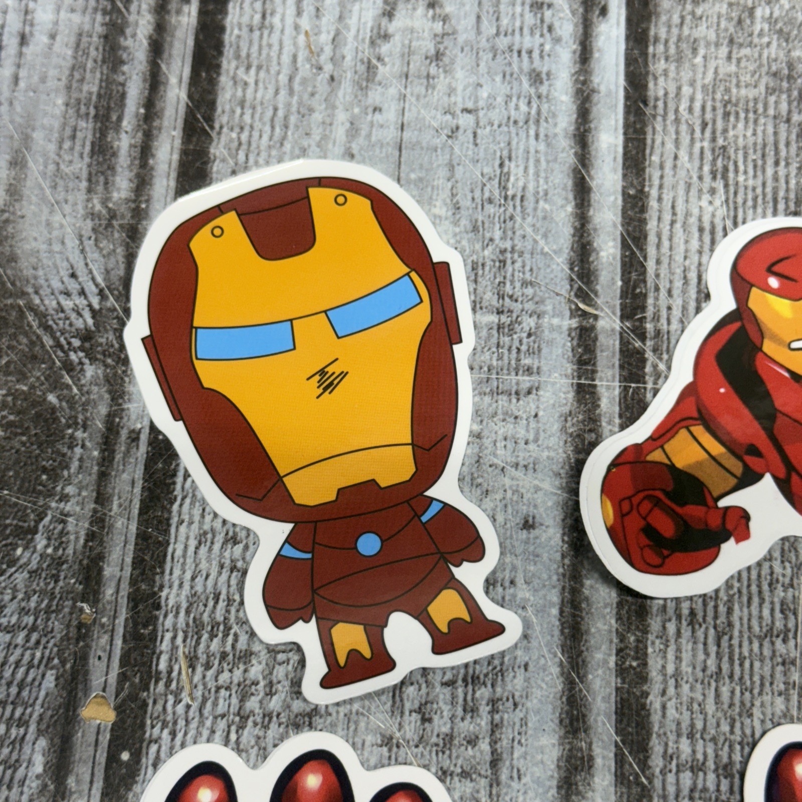 Ironman Sticker Lot Of 7 Water bottle Laptop Marvel Fun Artwork