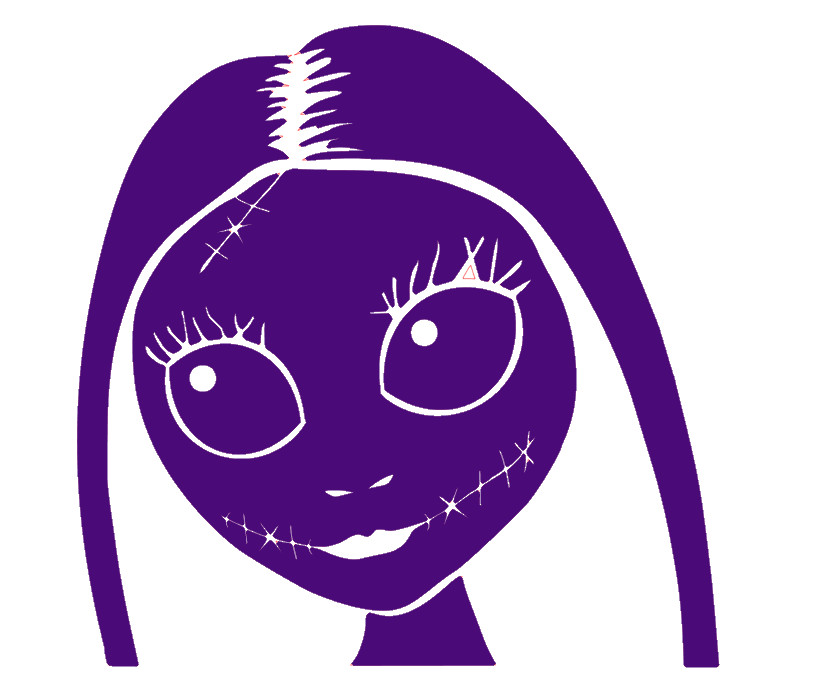 SALLY SKELLINGTON, NIGHTMARE JACK Decal Sticker for Car, Window, Laptop, Tumbler