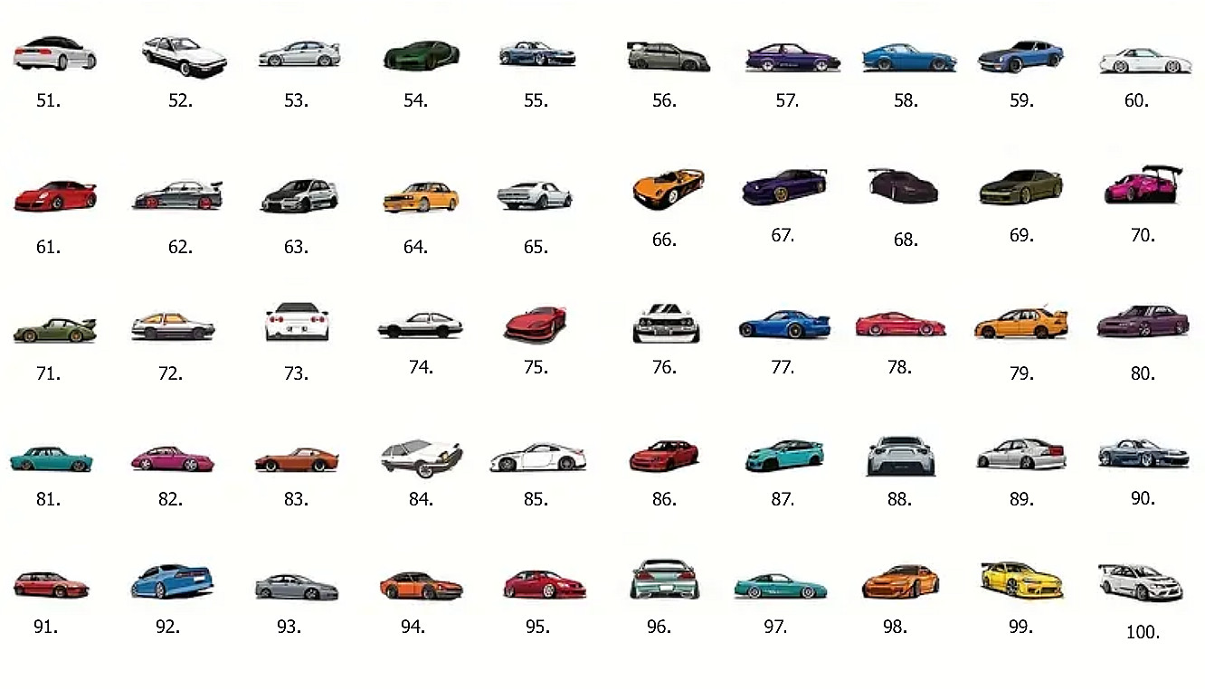 SPORTS CAR Vinyl Stickers Racing Decals – Select A Sticker – BUY2GET4FREE!
