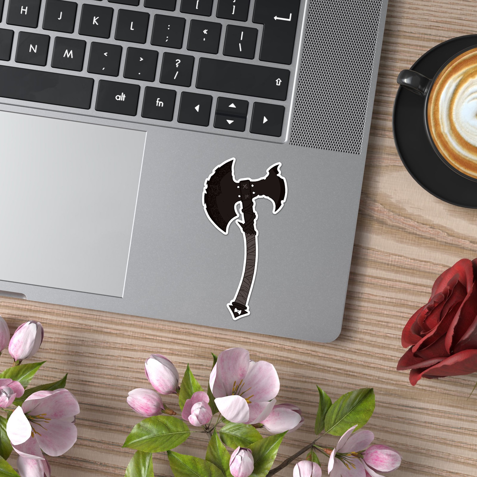 Battle Axe – Vinyl Decal Sticker – Car Window Laptop – ebn9902