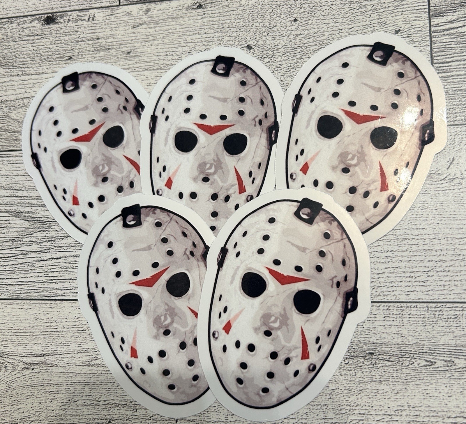 Friday the 13th Jason Vinyl Stickers 5pc