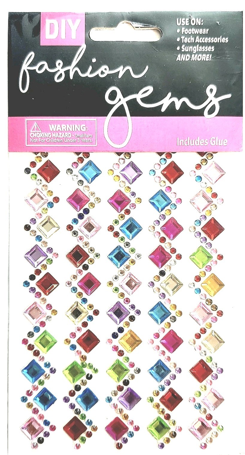 DIY Fashion Gems For Footwear/Tech/Sunglasses/Scrapbooking Borders. Set Of 4 NEW