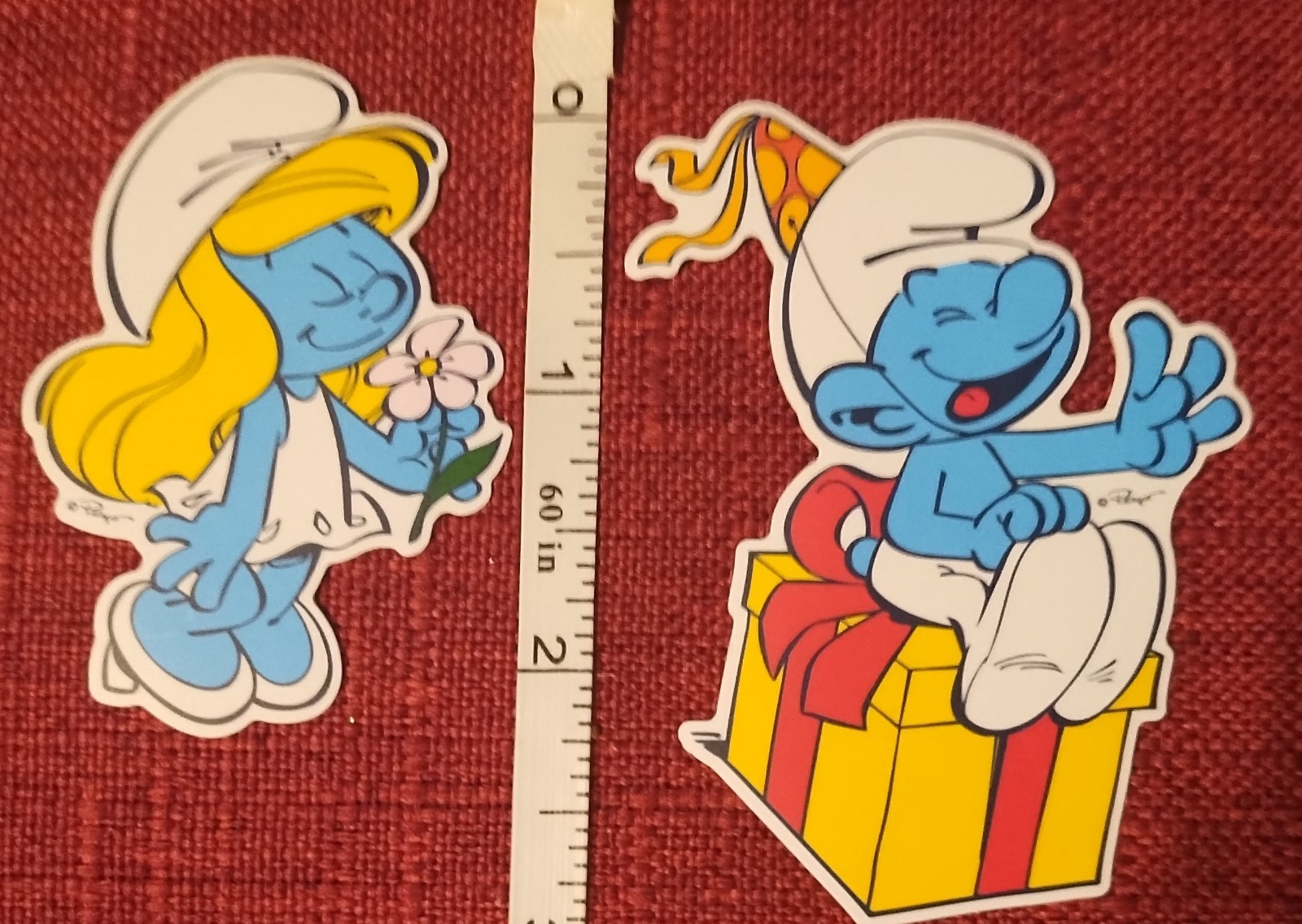 55pc. SMURF STICKERS