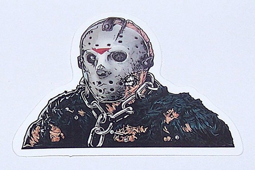Friday the 13th – Cut Sticker Decal Movie Horror Film JASON VORHEES Crystal Lake