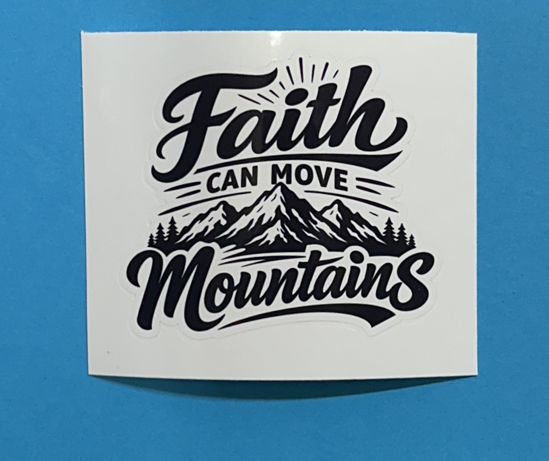 12 Pc Christian Faith Vinyl Sticker Pack