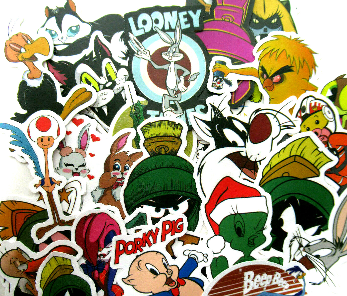 50pc Random Looney Tunes Phone Laptop Water Bottle Decal Sticker Pack