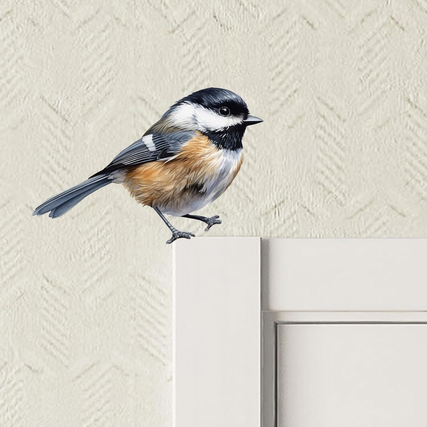 Black-Capped Chickadee, Wall Sticker, Bird Vinyl, Nursery Stickers, Medium