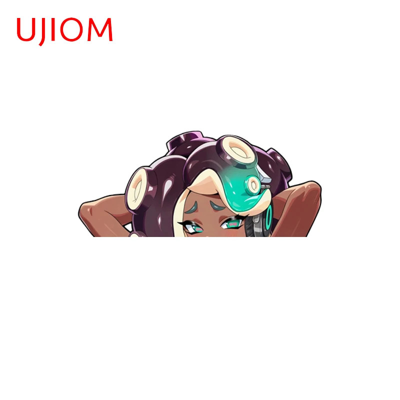 UJIOM Furry Anime Figure Wall Sticker Enchanting Fashionable Sunscreen Decal