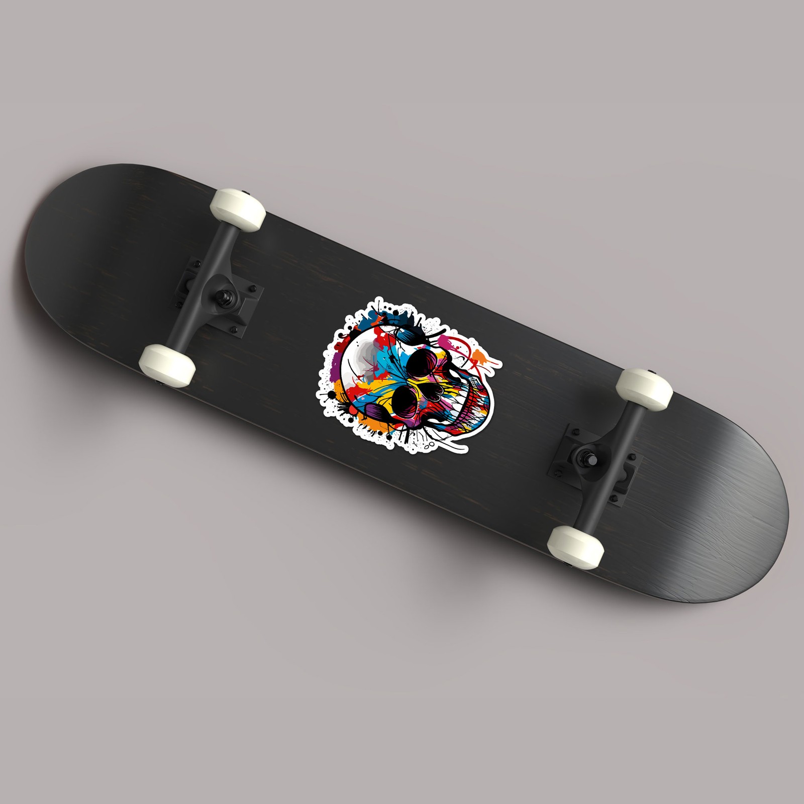 Graffiti Painted Skull – Vinyl Decal Sticker – Car Window Laptop – ebn11424