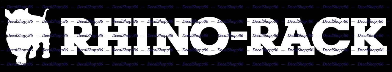 Rhino Rack & Accessory -Motor Sports- Car/SUV Vinyl Die-Cut Peel N' Stick Decals