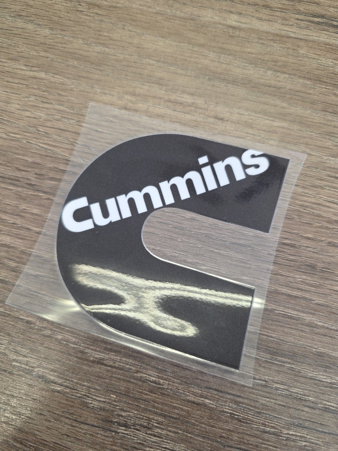 Cummins Diesel Company Logo UV DTF Decal Made In USA Waterproof