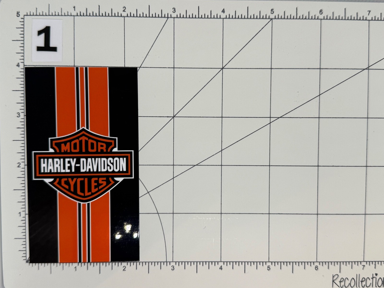 Motorcycle Vinyl Stickers Biker Shield & Bar Logo Hog Harley Chopper Road King