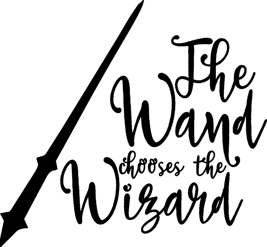 Vinyl Decal Car Laptop Window Sticker Harry Potter – Wand Chooses The Wizard