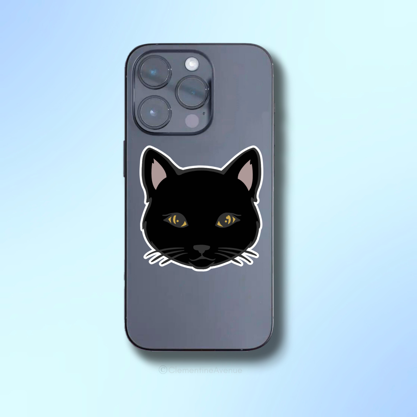 Cat Sticker Kitten Pet Car Window Laptop Water Bottle