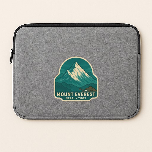 Mount Everest Nepal Tibet Iron On Heat Transfer Vinyl HTV Die-Cut Symbolic