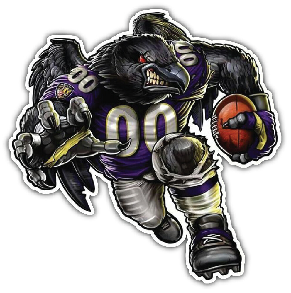 Baltimore Ravens Logo NFL Sport Car Bumper Sticker Decal "SIZES"